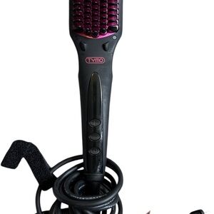 Tymo Ionic Plus straightening brush in black and pink- NWOT‎